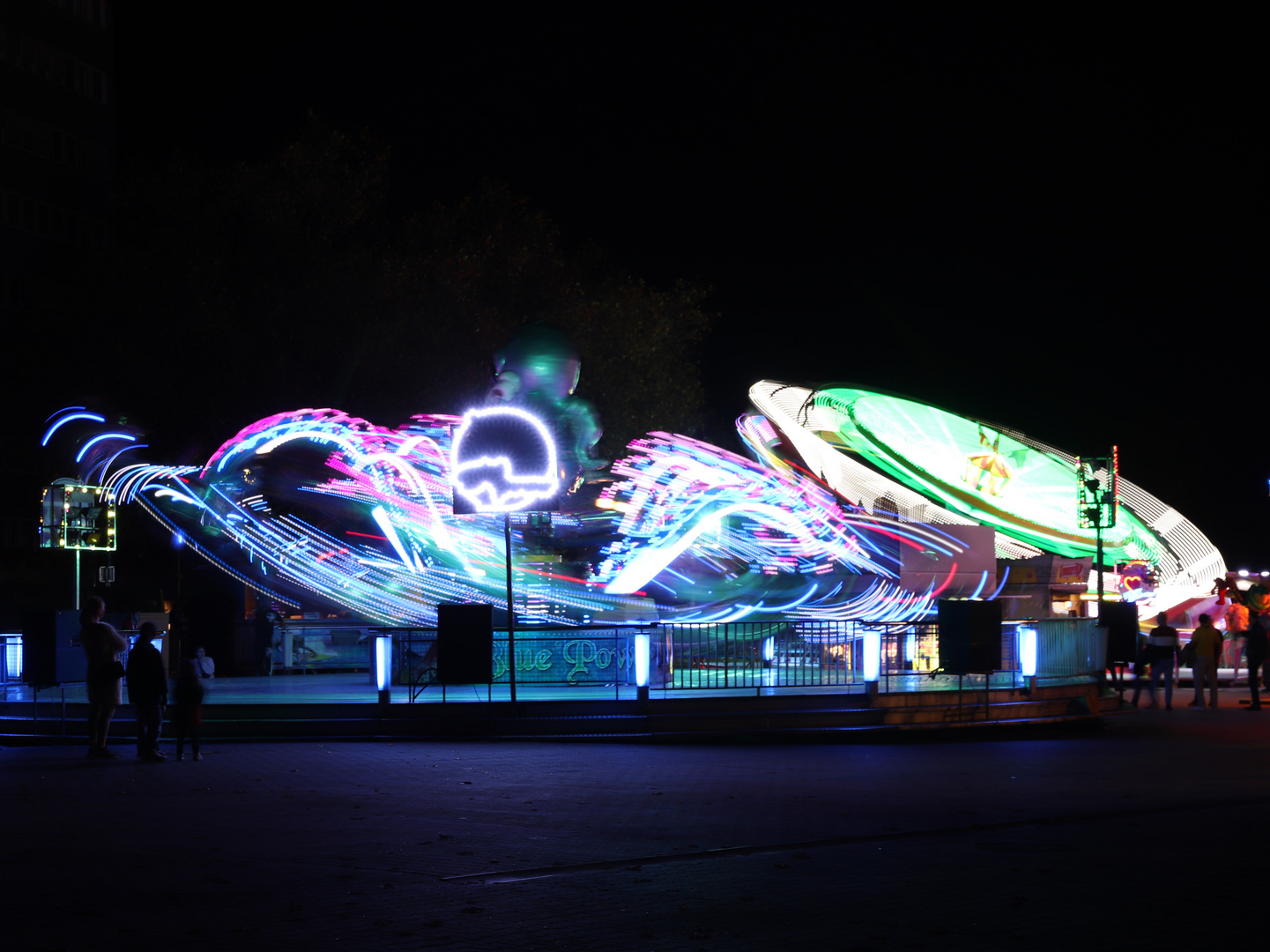 Kirmes Foto & Bild | riesenrad, langzeitbelichtung, nachts Bilder auf