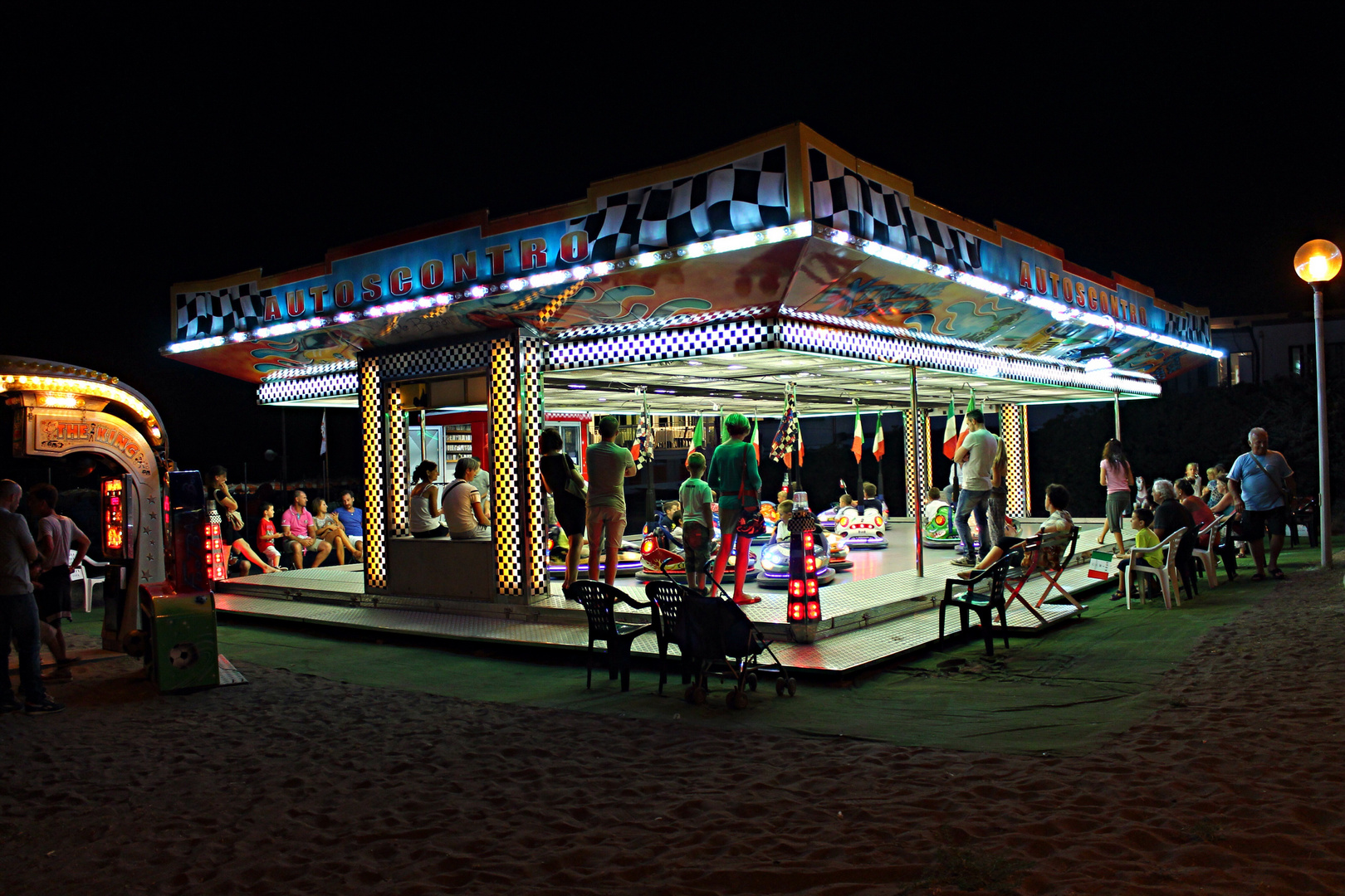 Kirmes am Strand in Cecina Mare