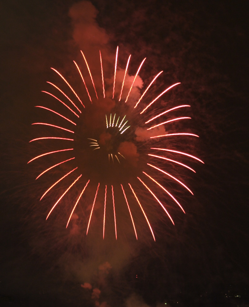 Kirmes Feuerwerk die zweite