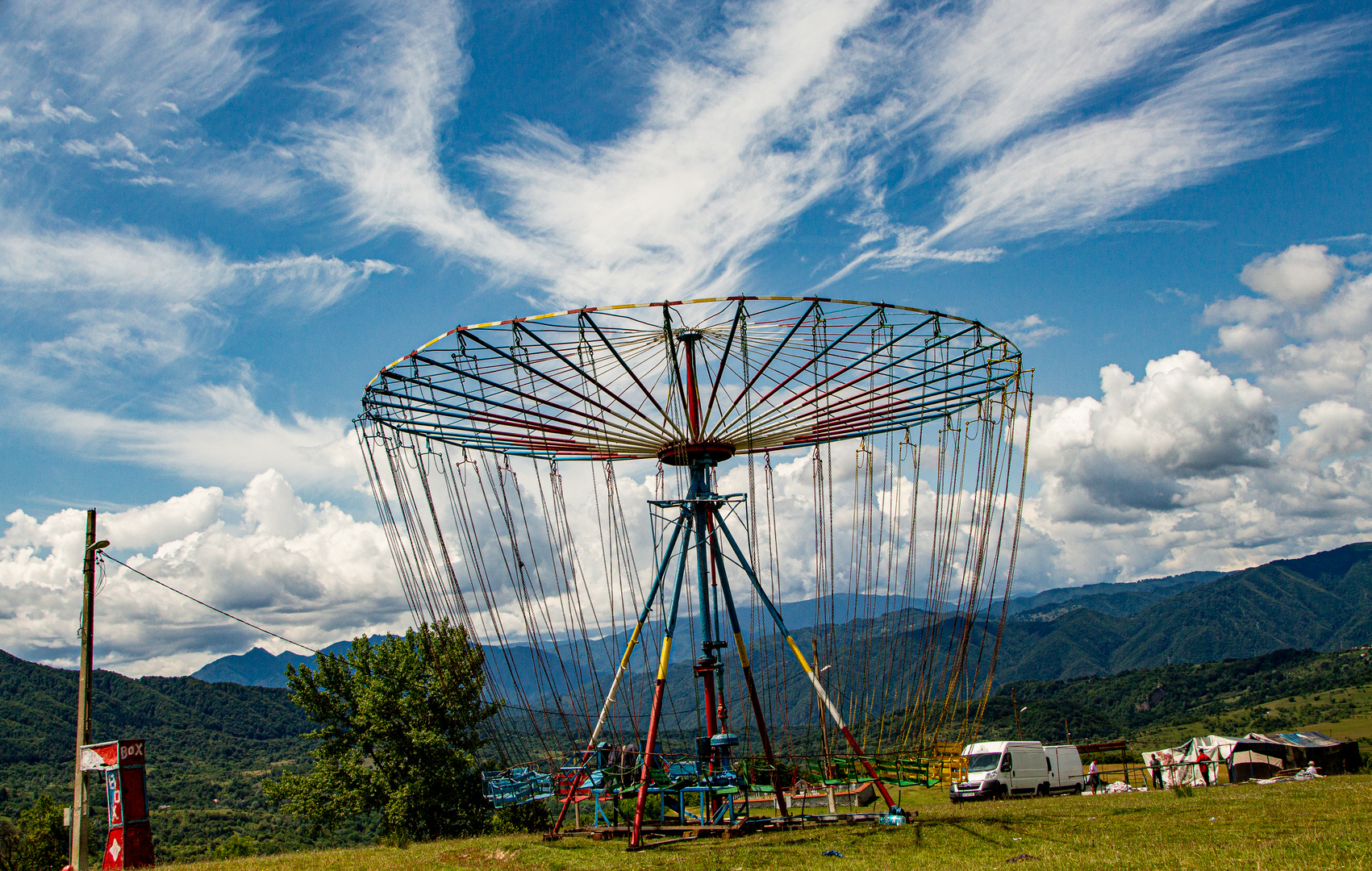 Kirmes in den Bergen, Boisoara Rumänien