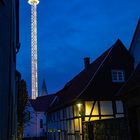 Kirmes in den schmalen Gassen