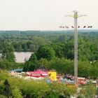 Kirmes in Nordhorn aus der Vogelperspektive