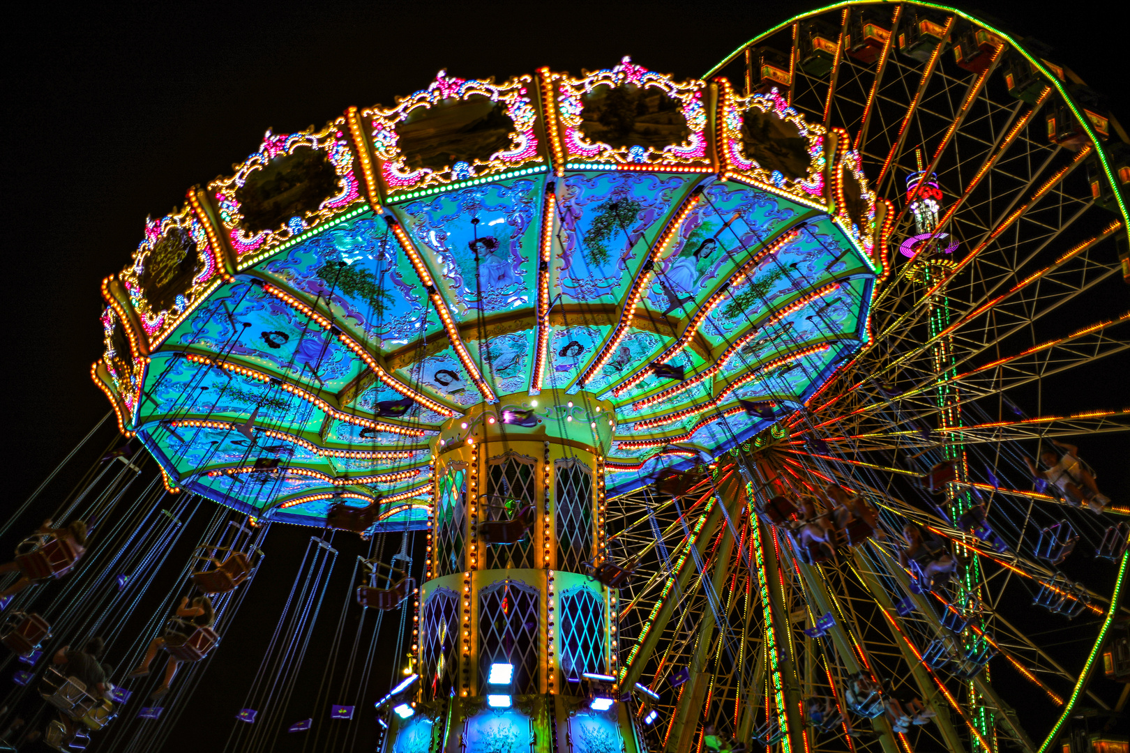 Kirmes leben auf Crange