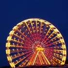 Kirmes Riesenrad bei Nacht