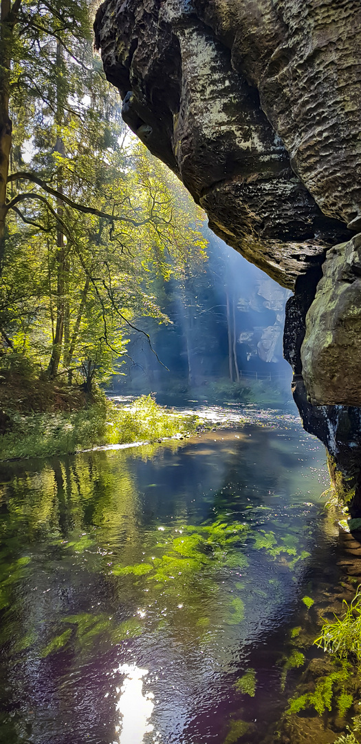  Kirnitz Klamm in der Czechei