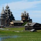 Kishi . russisches Dorf  auf einer Insel im Onegasee