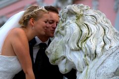 Kiss the lion