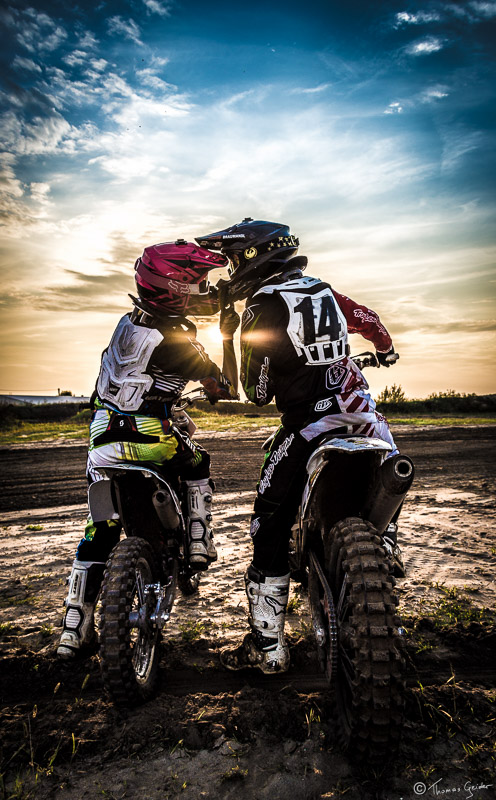 Kissing Motocrossers