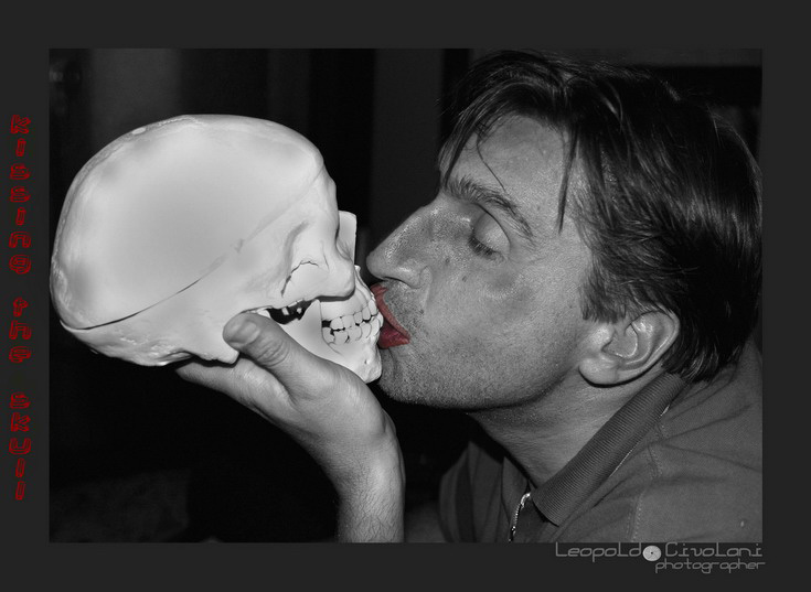 Kissing the skull