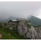 Kissinger Hütte im Nebel