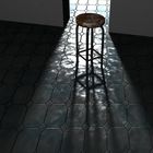 Kitchen chair in light