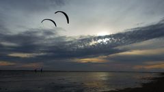 Kite am Abend