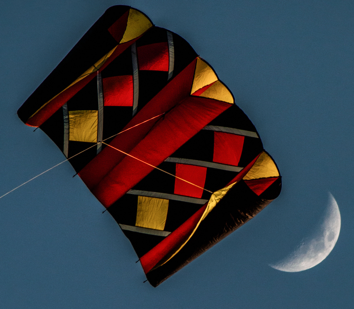 Kite And Moon