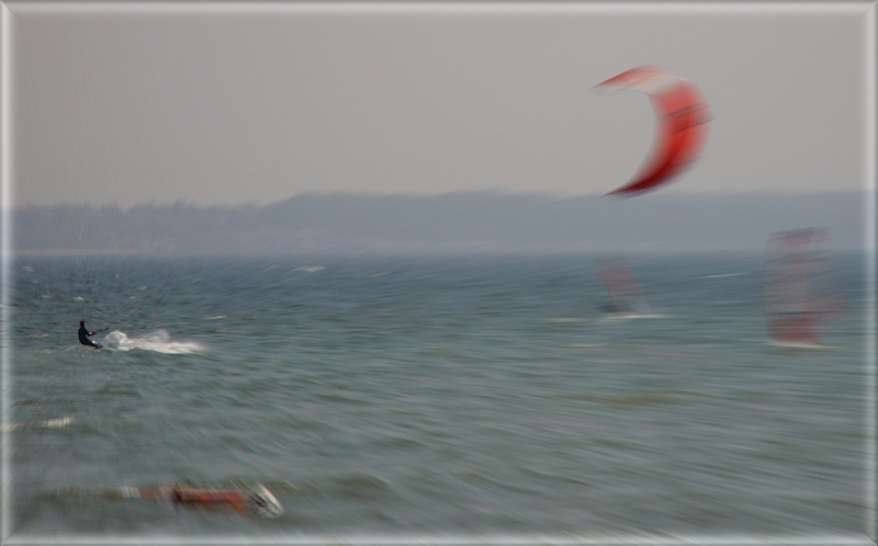 Kite auf der Kieler Förde