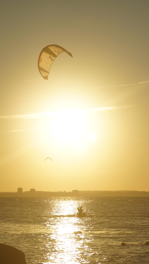 Kite in the sun