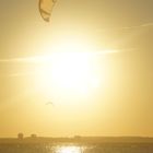 Kite in the sun