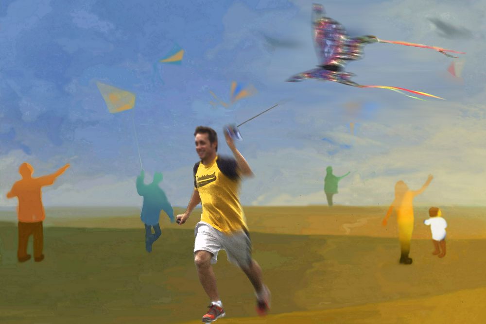 Kite running