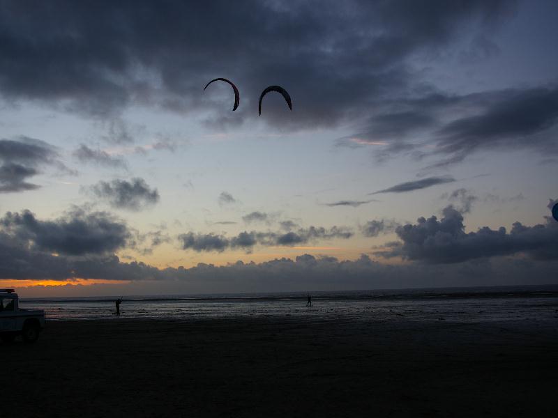 kite sunset