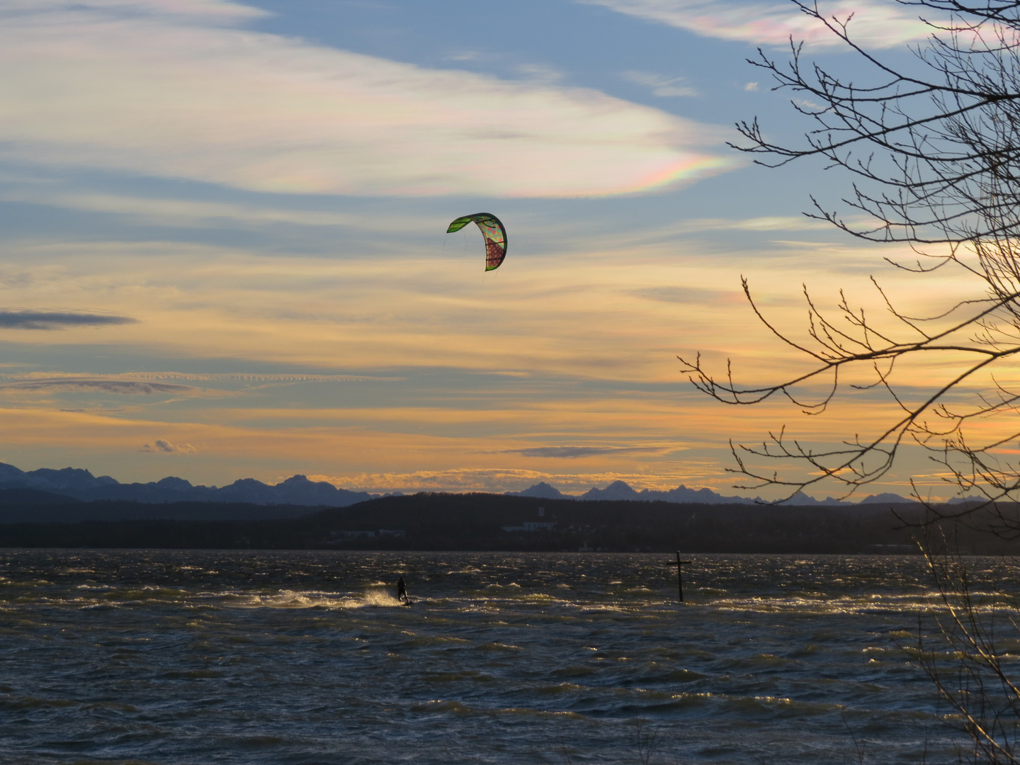 Kite-Surfen am Seefahrerkreuz