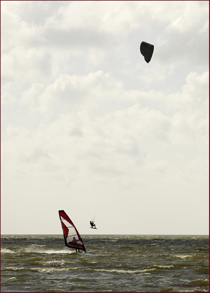 Kite-Surfen in Makkum NL