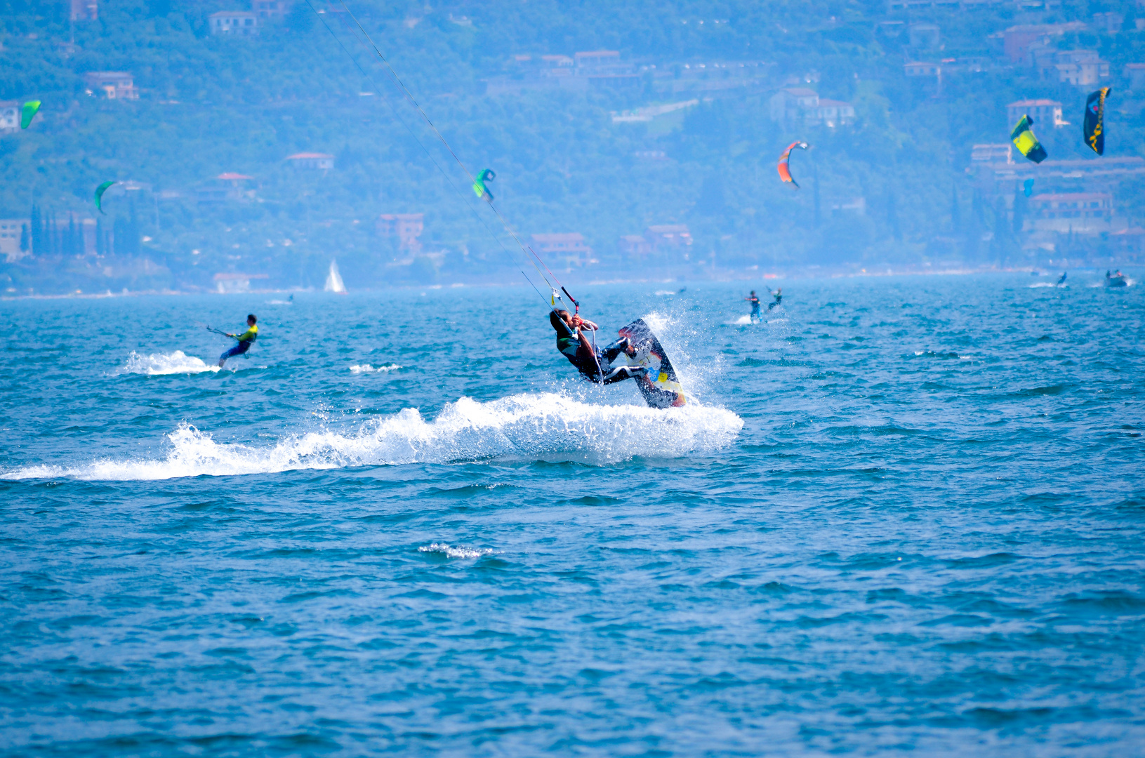 Kite Surfer auf dem Gardasee