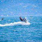 Kite Surfer auf dem Gardasee