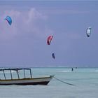 Kite-Surfer auf Sansibar...