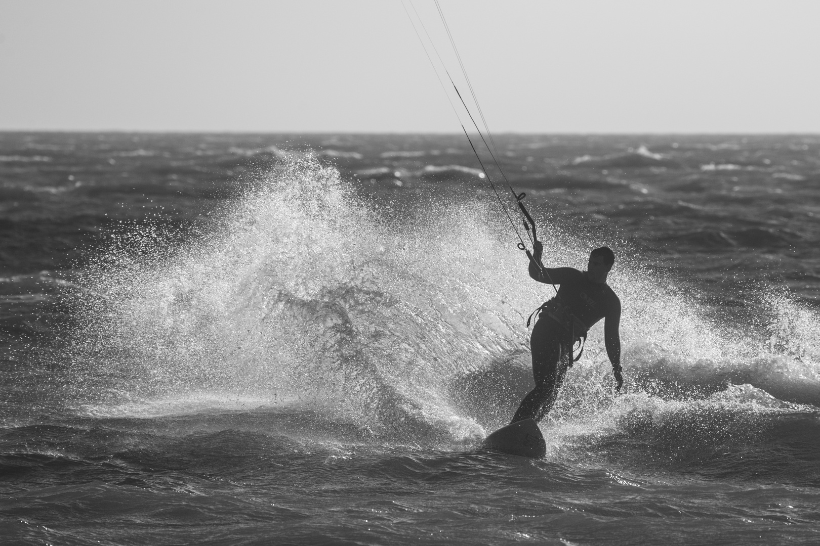 Kite Surfer on Bournemouth Beach