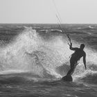 Kite Surfer on Bournemouth Beach