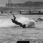 Kite Surfer on Bournemouth Beach