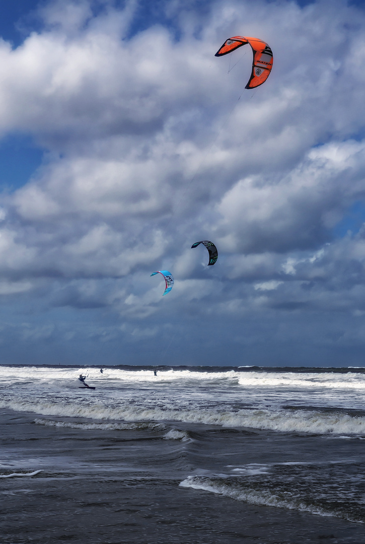 Kite Surfer vor Norderney 2