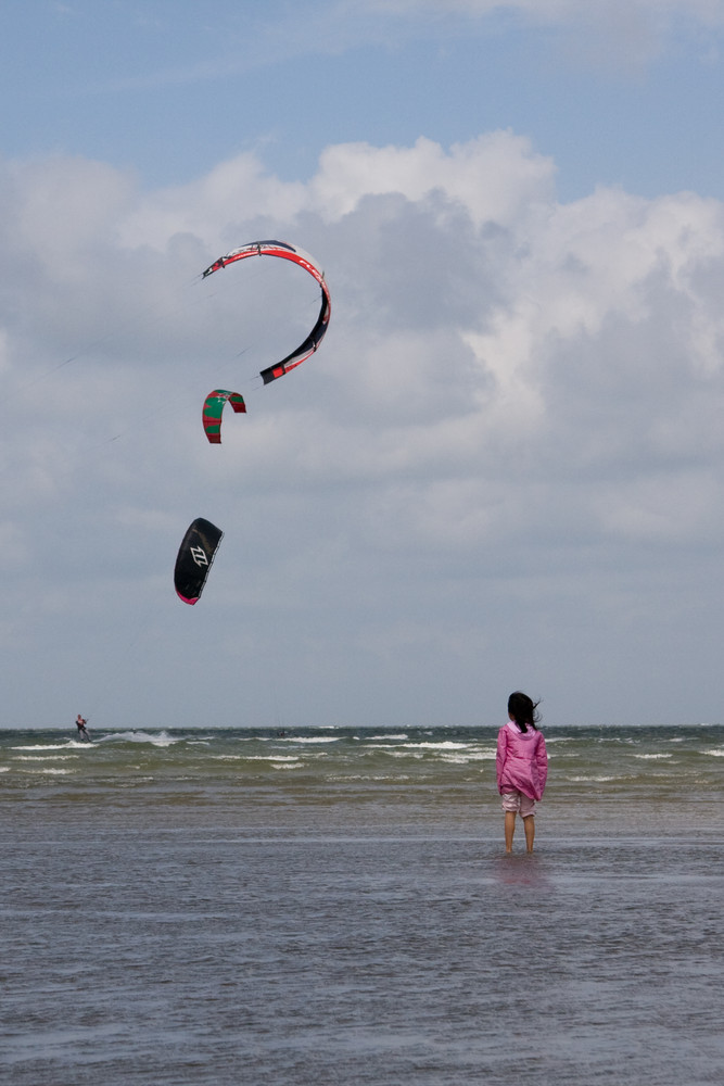 Kite Surfing am Nordsee