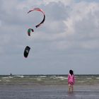 Kite Surfing am Nordsee