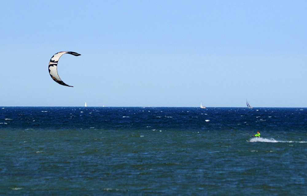 Kite-Surfing in der Förde