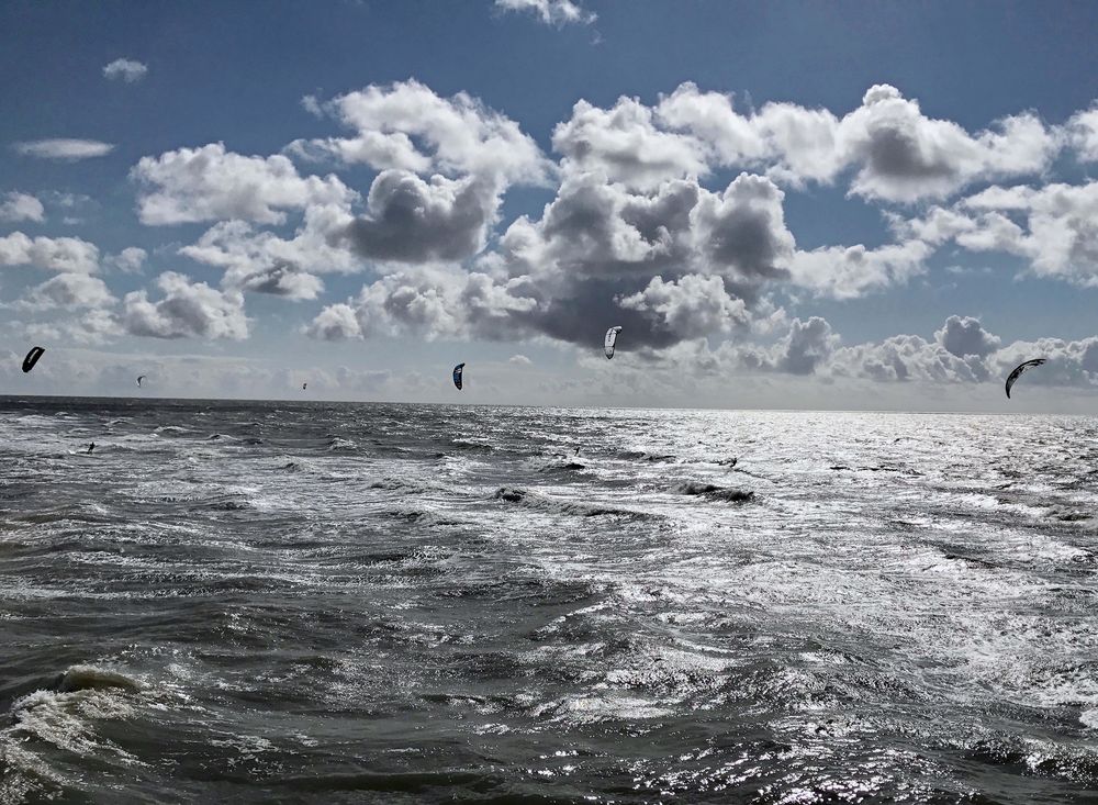 Kite Surfing North Sea