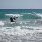 Kite-Surver bei Costa Calma