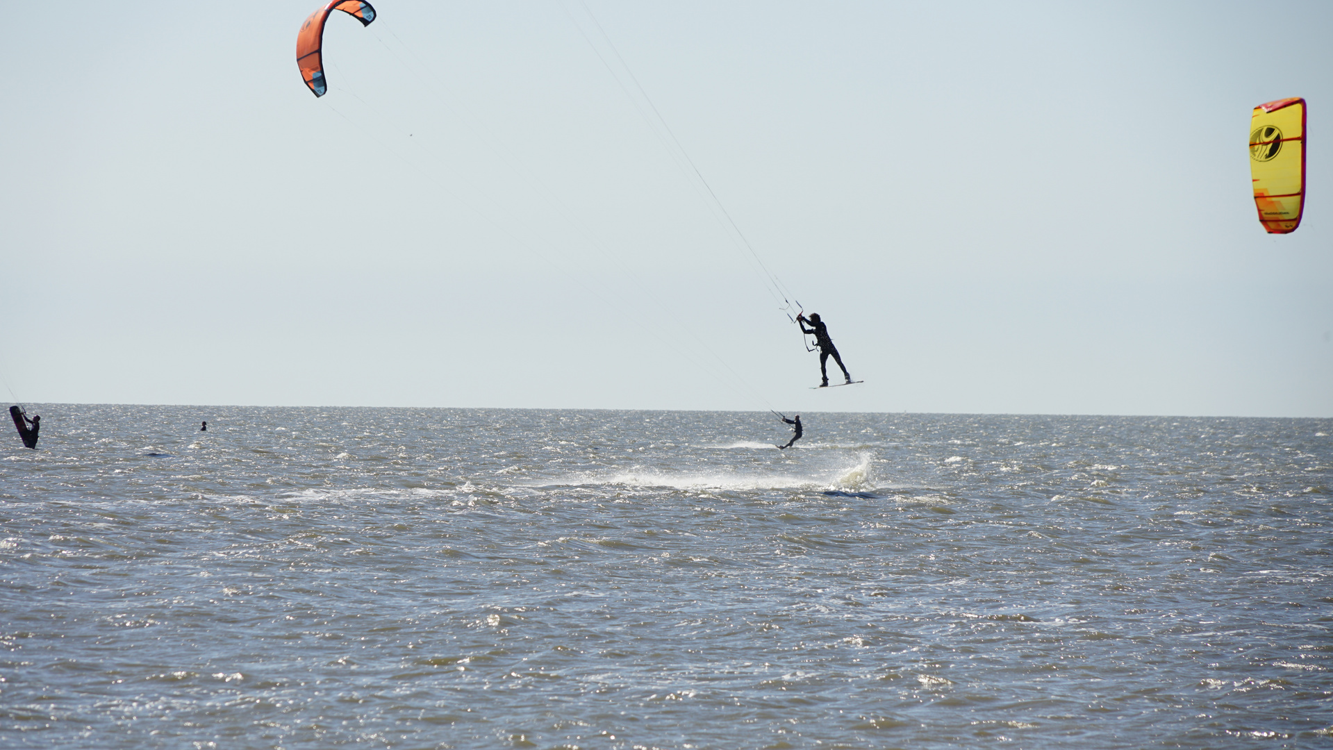 Kiten in der Nordsee