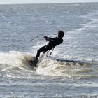 Kiten in der Nordsee