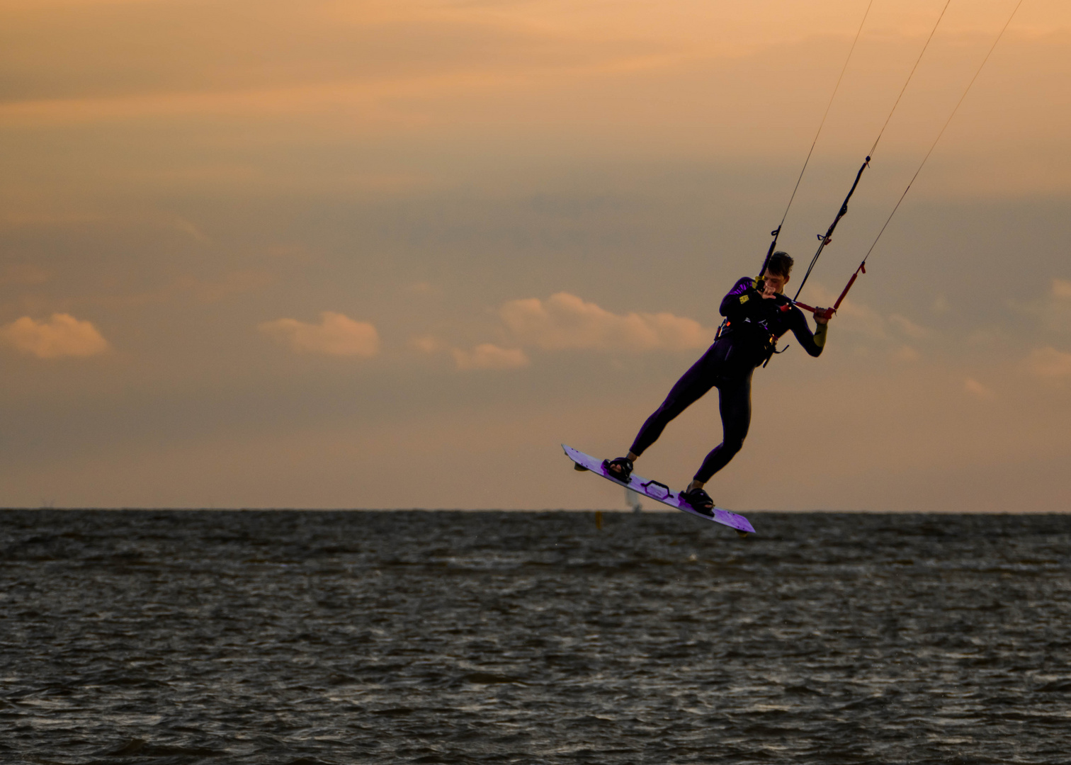 Kiter am Ijsselmeer