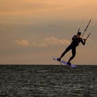 Kiter am Ijsselmeer