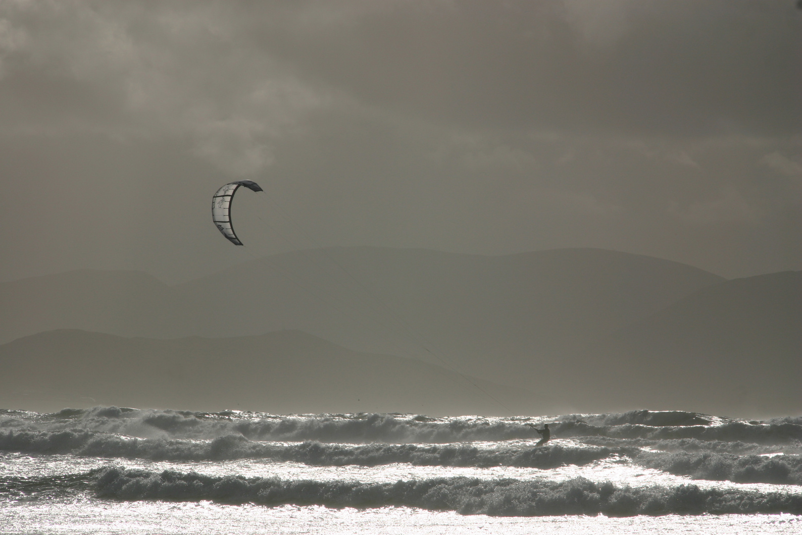 Kiter am Inch Beach