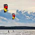 Kiter am Saaler Bodden