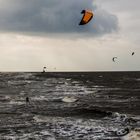 Kiter am Strand