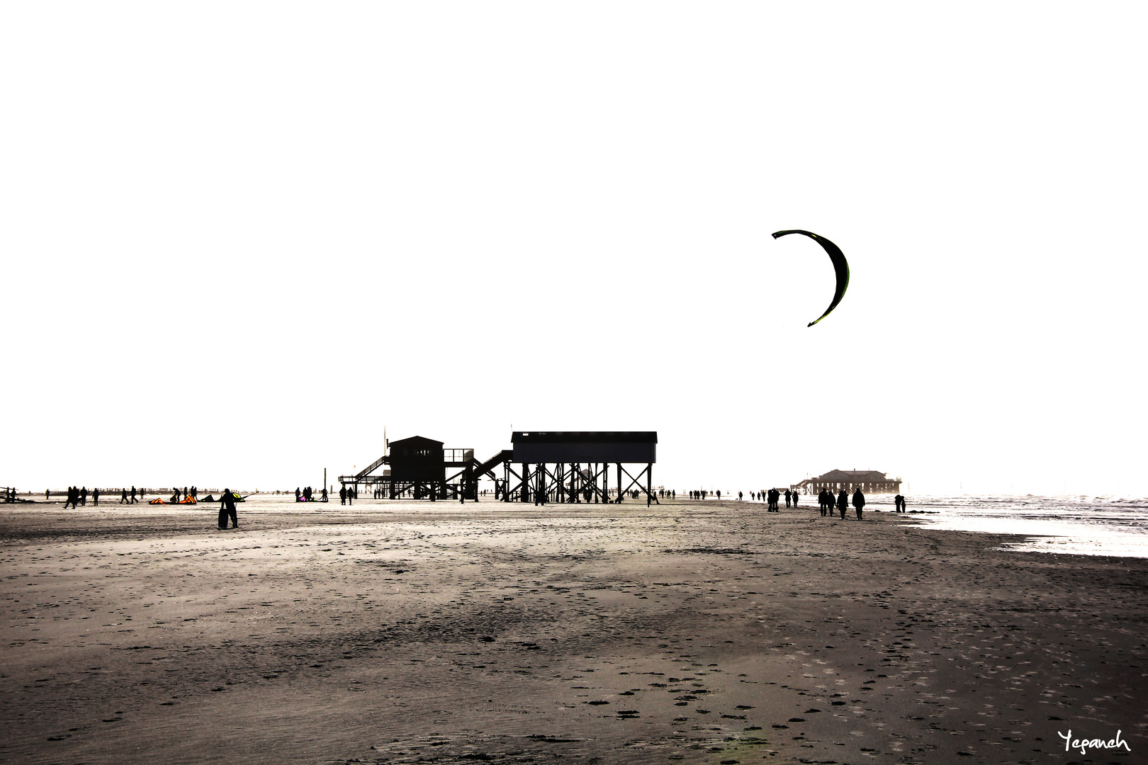 Kiter in St. Peter-Ording