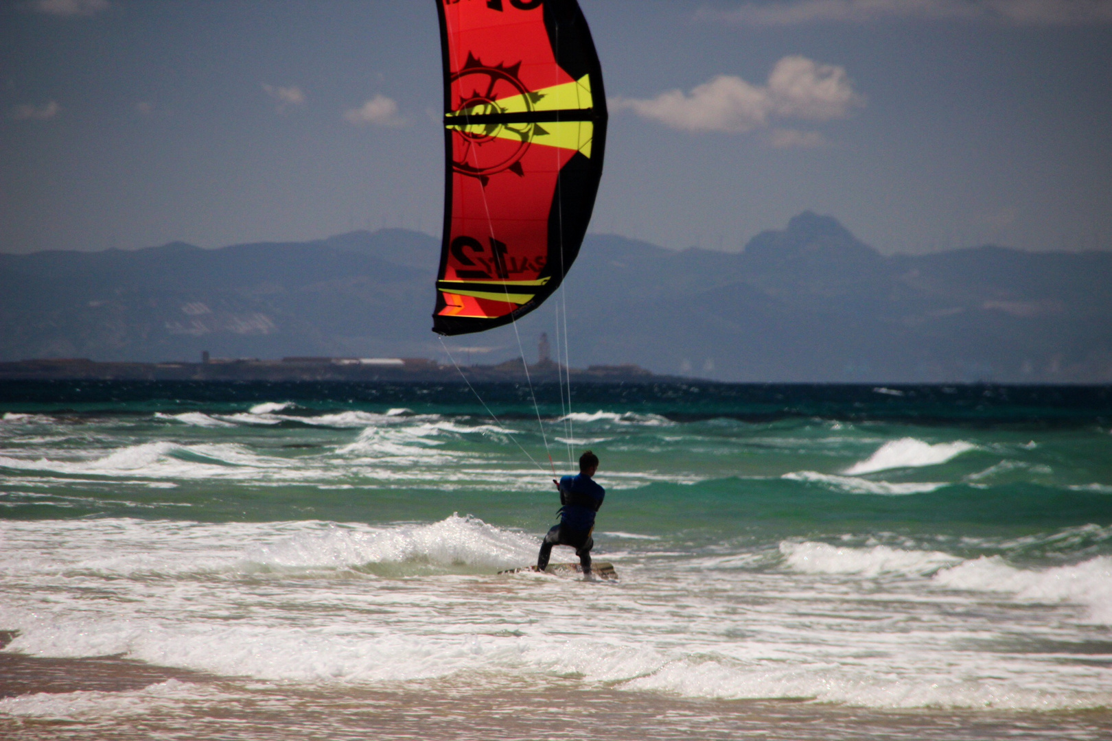 Kiter in Tarifa