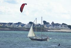 Kitesurf et voile