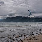 Kitesurf sul lago