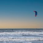 Kitesurfen am Strand von St. Peter Ording