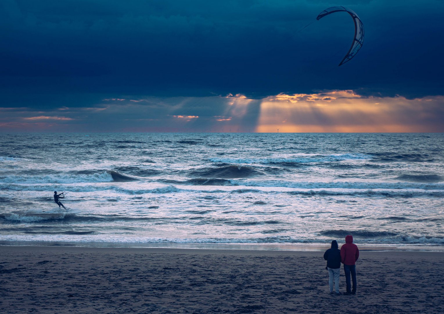 Kitesurfen am Zandvoort Beach