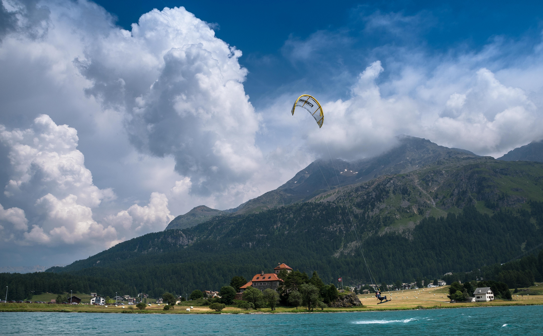 Kitesurfen auf dem Silvaplaner-See (Fortsetzung)